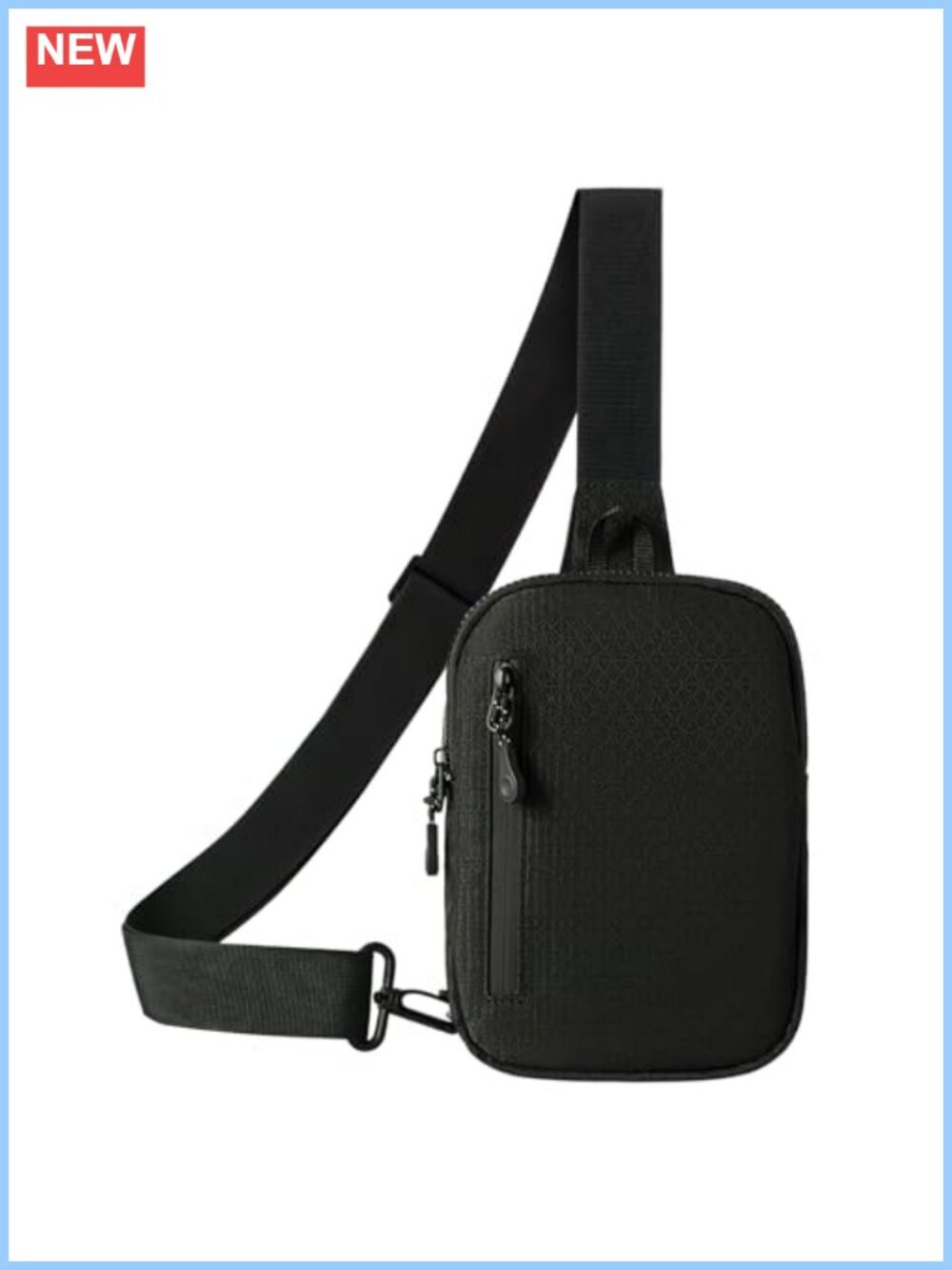 Water-Resistant Nylon Mini Sling Bag Unisex Crossbody Travel Hiking Everyday